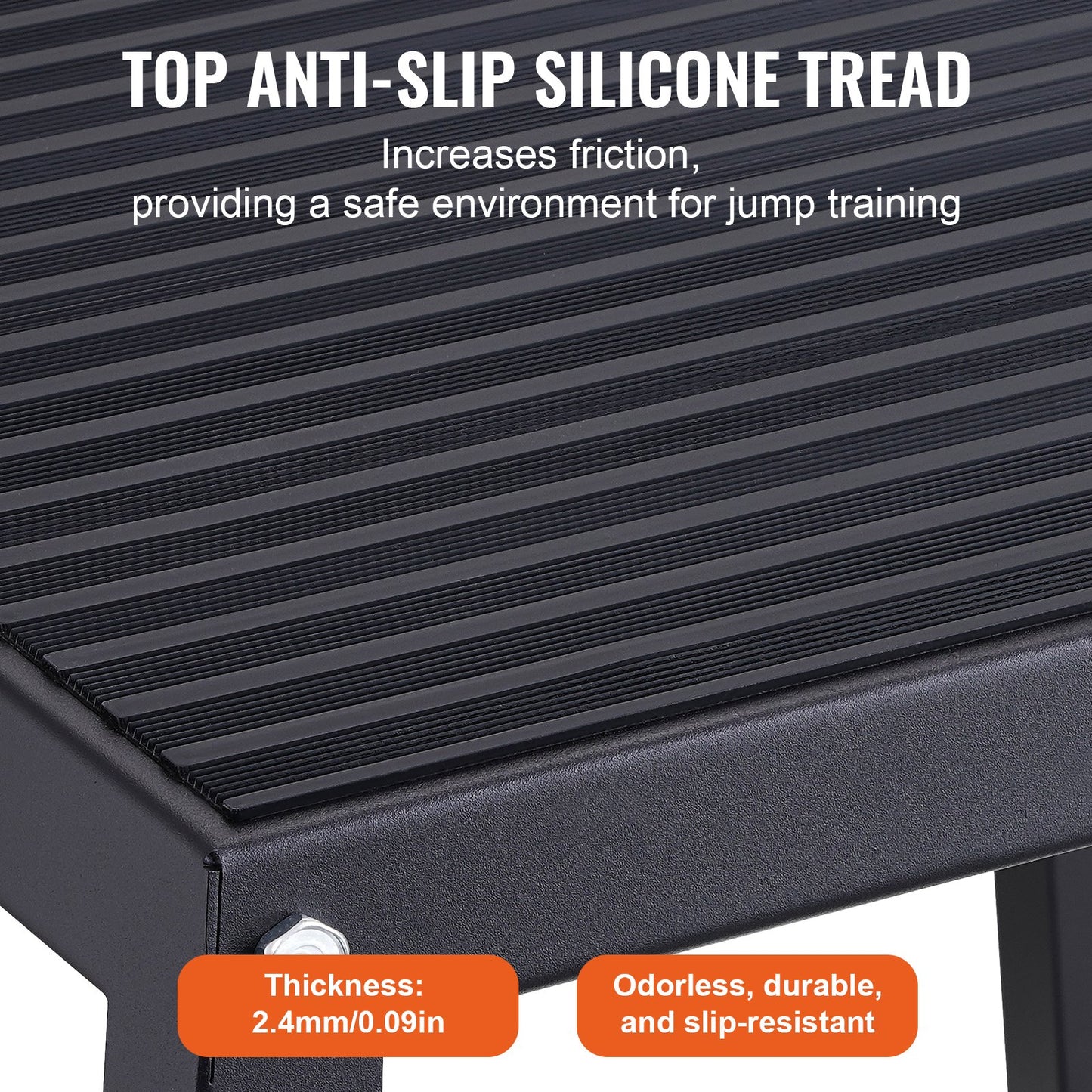 3-Piece Plyometric Jump Box Set - 12/18/24 Inch Plyo Boxes for Home Gym Training