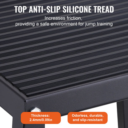3-Piece Plyometric Jump Box Set - 12/18/24 Inch Plyo Boxes for Home Gym Training