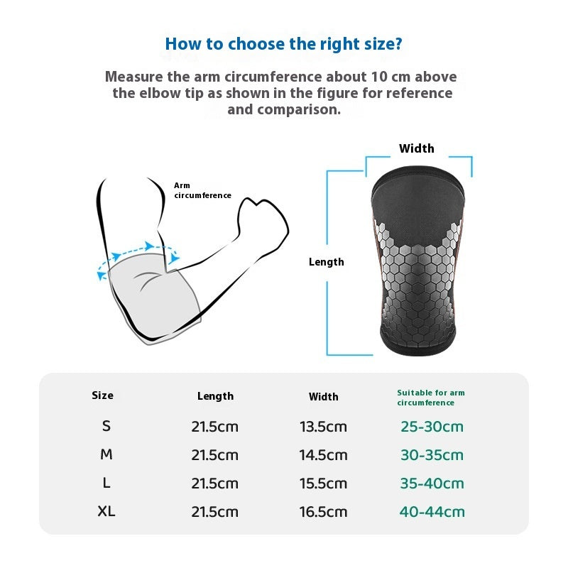 7mm Neoprene Elbow Pad - Protective Cushioning for Impact Sports