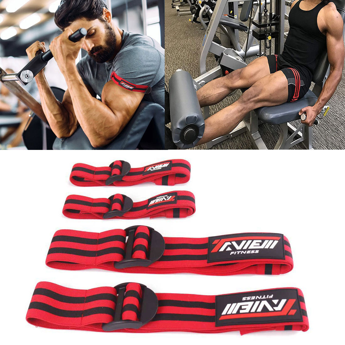BFR Training Bands - Blood Flow Restriction Bands for Arms & Legs