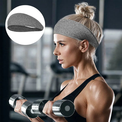 Sports Headbands 3-Pack - Non-Slip Sweat Wicking