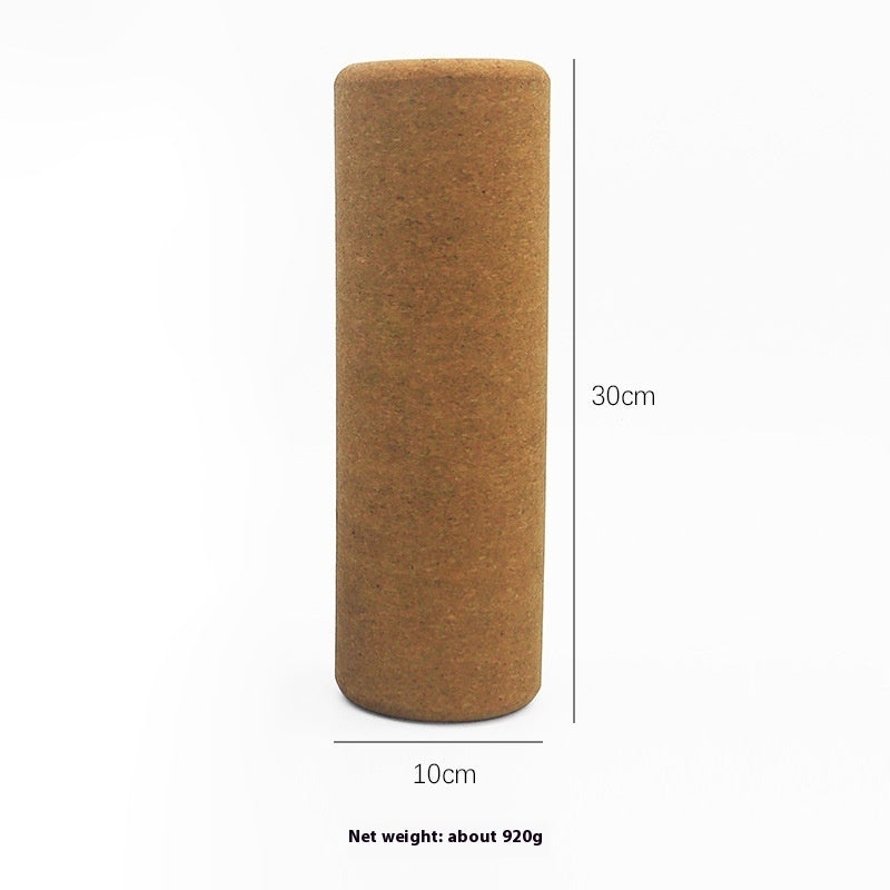 Premium Cork Foam Roller - Natural Massage Roller for Muscle Recovery