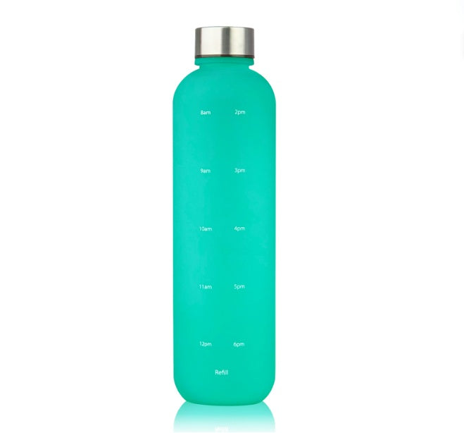 Sports Water Bottle 1L with Handle - BPA-Free Gradient Design