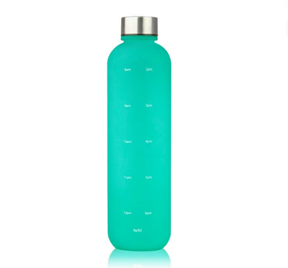 Sports Water Bottle 1L with Handle - BPA-Free Gradient Design