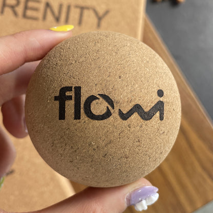 Natural Cork Massage Balls - Textured Trigger Point Release