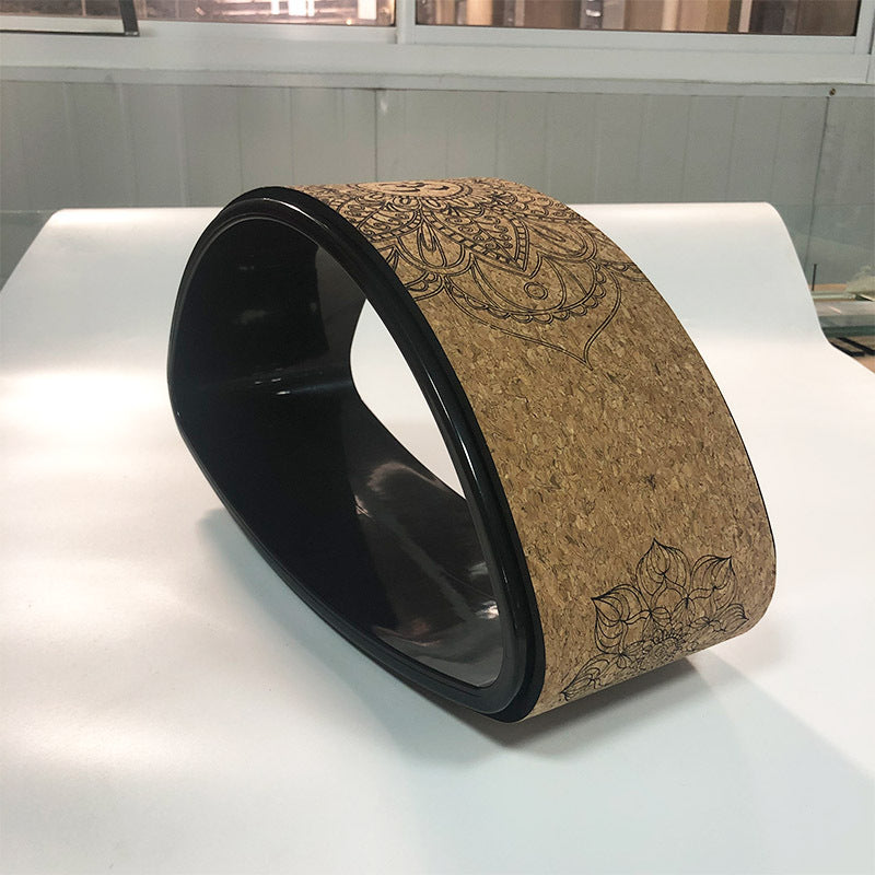 Premium Cork Yoga Wheel - Backbend & Flexibility Tool