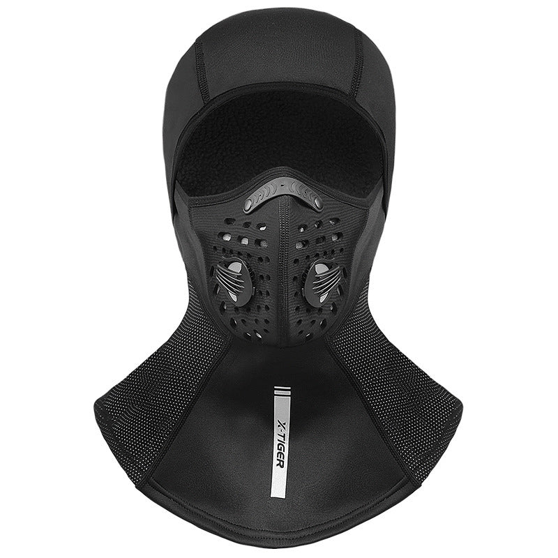 Cold Weather Running Hood - Thermal Face Mask for Winter Running