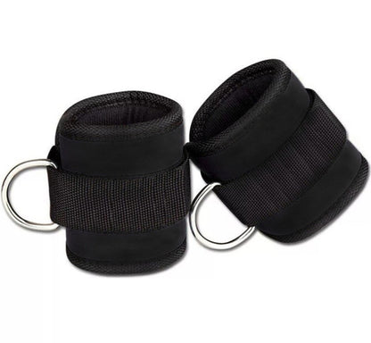 D-Ring Ankle Strap Cuff - Adjustable Cable Machine Attachment