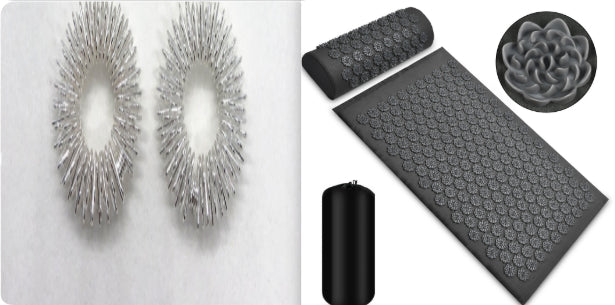 Acupressure Massage Mat Set with Pillow - Trigger Point Relief