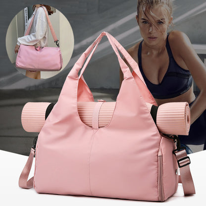 Yoga Gym Bag - Wet/Dry Separation with Mat Carrier