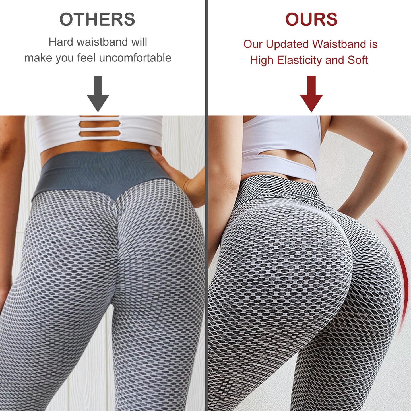 Leggings TIK Tok para mujer, mallas de entrenamiento para levantar glúteos, pantalones de yoga deportivos de cintura alta de talla grande