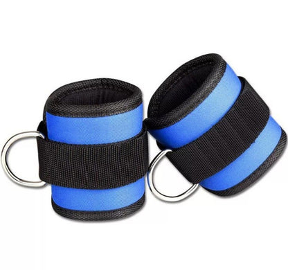 D-Ring Ankle Strap Cuff - Adjustable Cable Machine Attachment