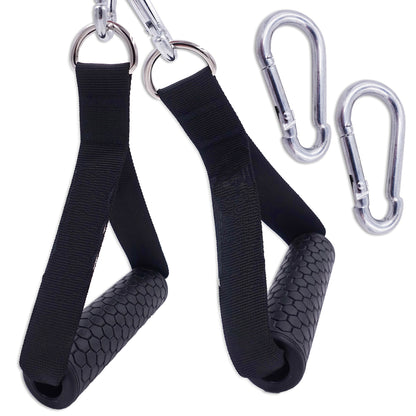 Resistance Band Handles - Anti-Slip TPR Grip for Cable Machines & Bands