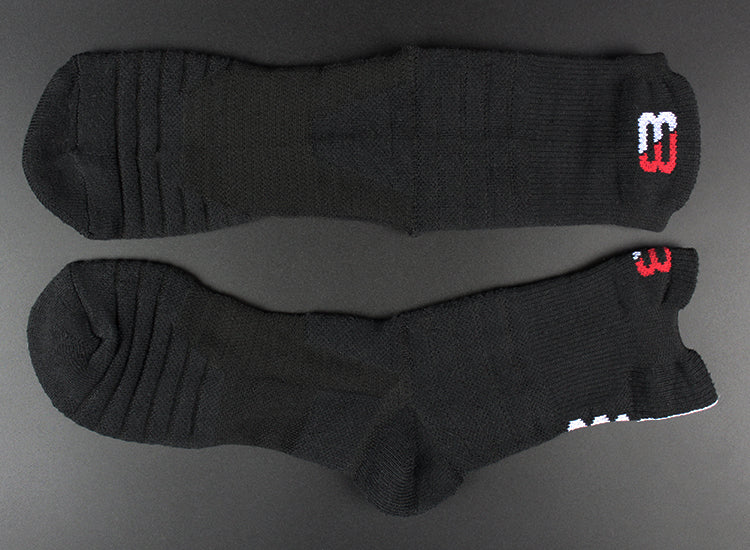 Athletic Running Socks - Cushioned Performance Socks with Anti-Slip Grip