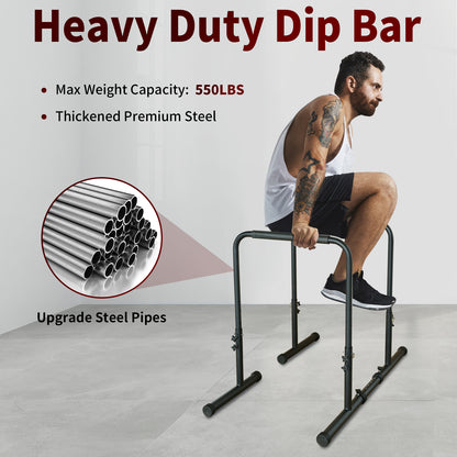 Power Tower Dip Station - Pull Up Bar & Multi-Function Home Gym Stand