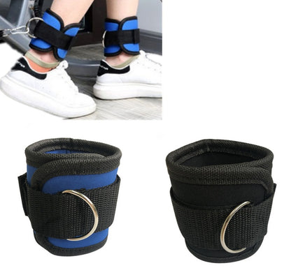 D-Ring Ankle Strap Cuff - Adjustable Cable Machine Attachment