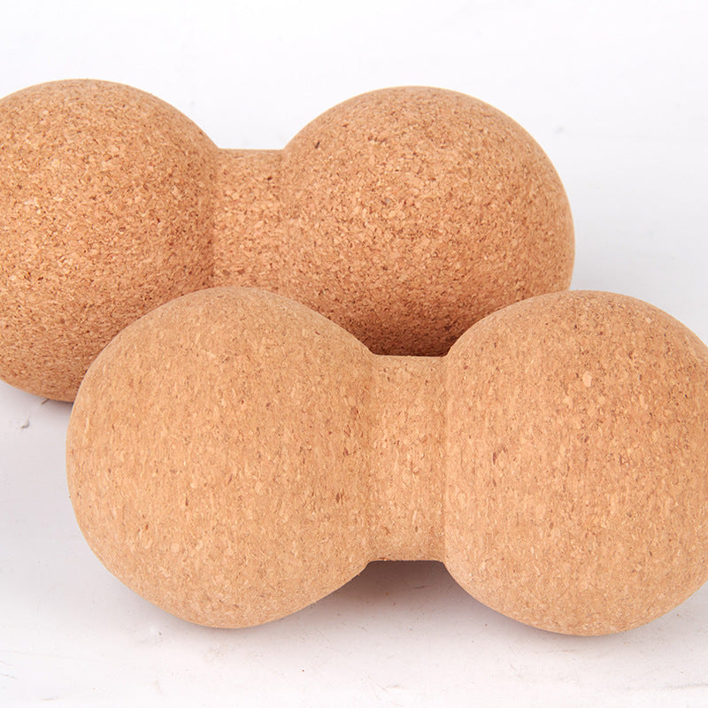 Cork Peanut Massage Ball - Natural Myofascial Release Tool