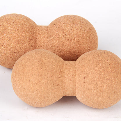 Cork Peanut Massage Ball - Natural Myofascial Release Tool
