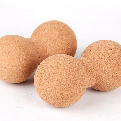 Cork Peanut Massage Ball - Natural Myofascial Release Tool