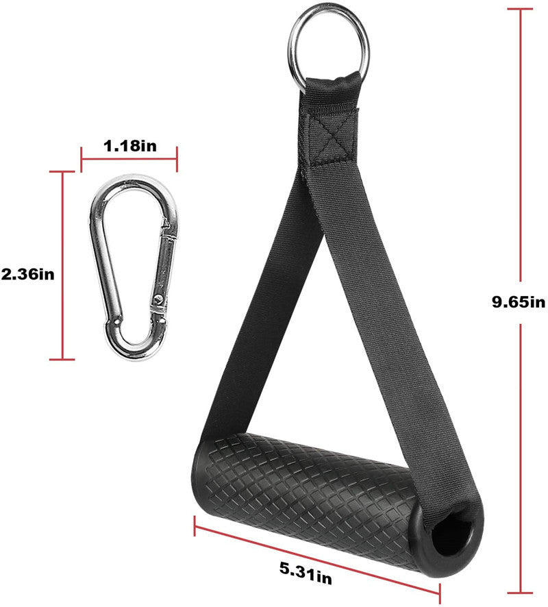 Resistance Band Handles - Anti-Slip TPR Grip for Cable Machines & Bands