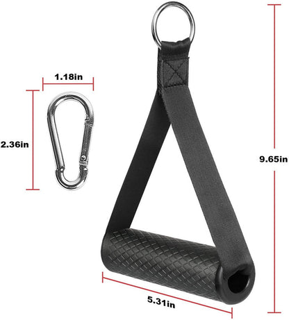 Resistance Band Handles - Anti-Slip TPR Grip for Cable Machines & Bands