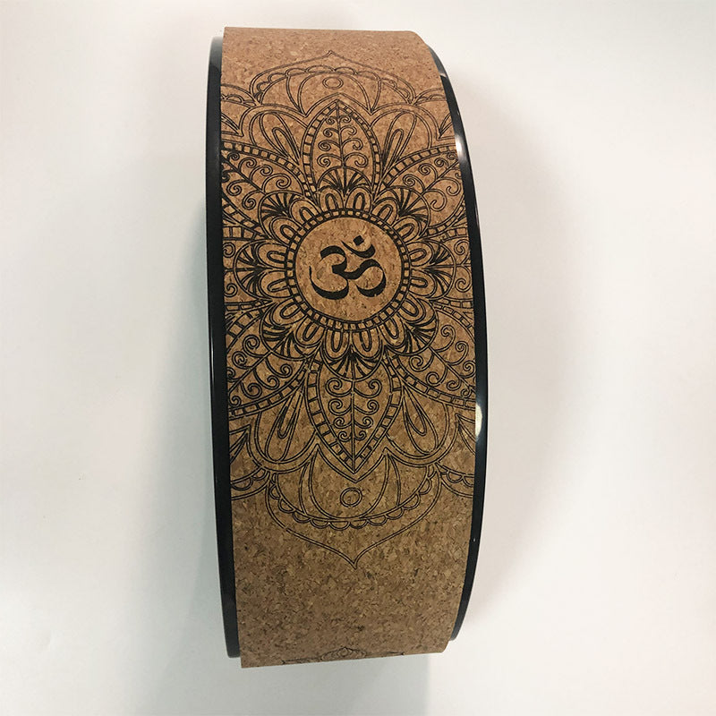 Premium Cork Yoga Wheel - Backbend & Flexibility Tool