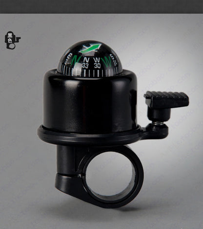 Bicycle Bell with Compass - Loud Ring Horn for Handlebars