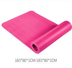 10mm Extra Thick Yoga Mat - Premium NBR Cushioned Mat in 12 Colors