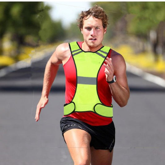 High-Visibility Reflective Safety Vest for Running & Cycling