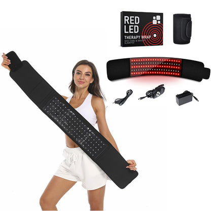 Red Light Therapy Belt - 105 LED Infrared & Red Light Device for Pain Relief & Recovery