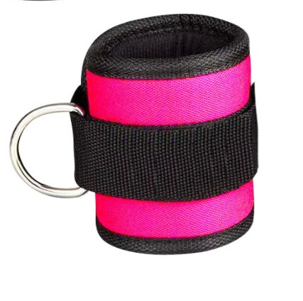 D-Ring Ankle Strap Cuff - Adjustable Cable Machine Attachment