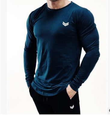 Nueva camiseta deportiva de manga larga para hombre, camiseta de gimnasio de secado rápido, camiseta de entrenamiento físico para gimnasio, camiseta para correr, camiseta de entrenamiento para hombre, camisetas de culturismo