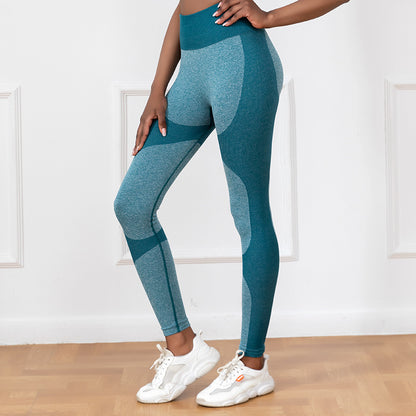 Pantalones de yoga con estampado de rayas, leggings de cintura alta sin costuras, elásticos, levantadores de glúteos, secado rápido, pantalones deportivos para correr y fitness, ropa para mujer