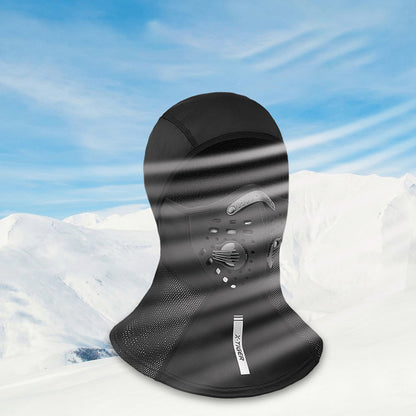 Cold Weather Running Hood - Thermal Face Mask for Winter Running
