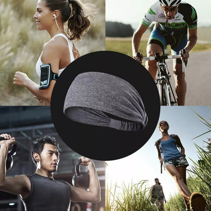 Sports Headbands 5-Pack - Non-Slip Sweat Wicking