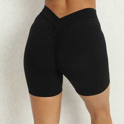 Pantalones cortos de entrenamiento de cadera Peach para mujer