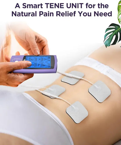 TENS EMS Unit - 24 Modes Rechargeable Muscle Stimulator for Pain Relief & Recovery