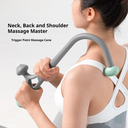 Trigger Point Massage Cane - Self Massage Tool for Back & Shoulders