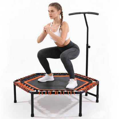 48" Bungee Rebounder Trampoline with Adjustable Handlebar