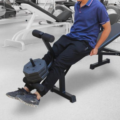 Olympic Weight Bench with Squat Rack - Full Body Home Gym Station