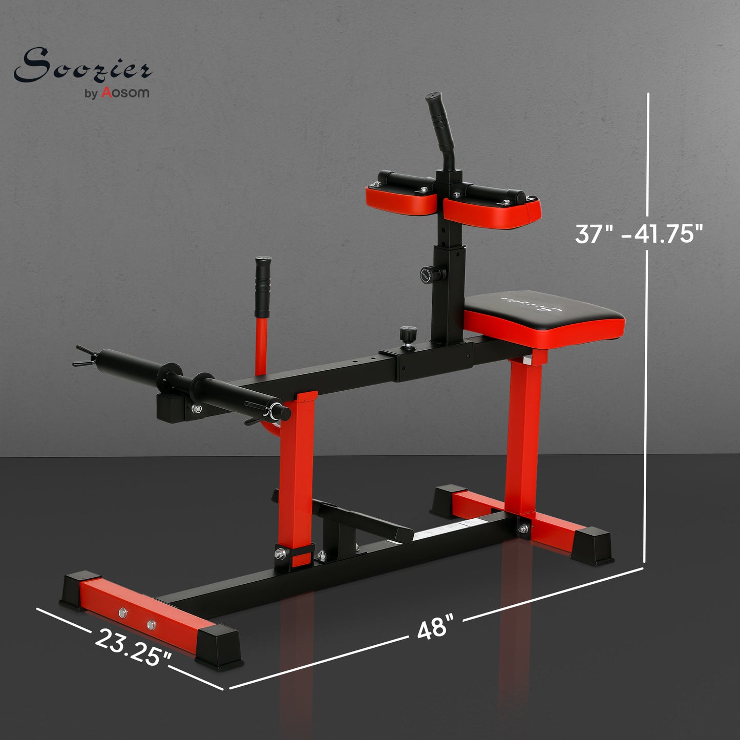 Seated Calf Raise Machine - Adjustable Steel Strength Training Equipment