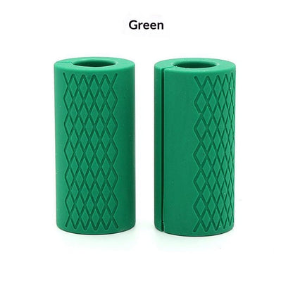 Silicone Barbell Grips - Thick Bar Training Adapter