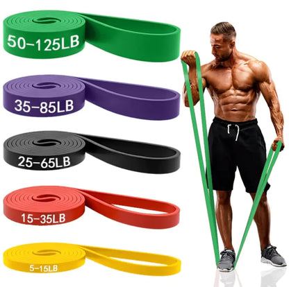 Pull-Up Assistance Bands - 5 Resistance Levels for Strength Training