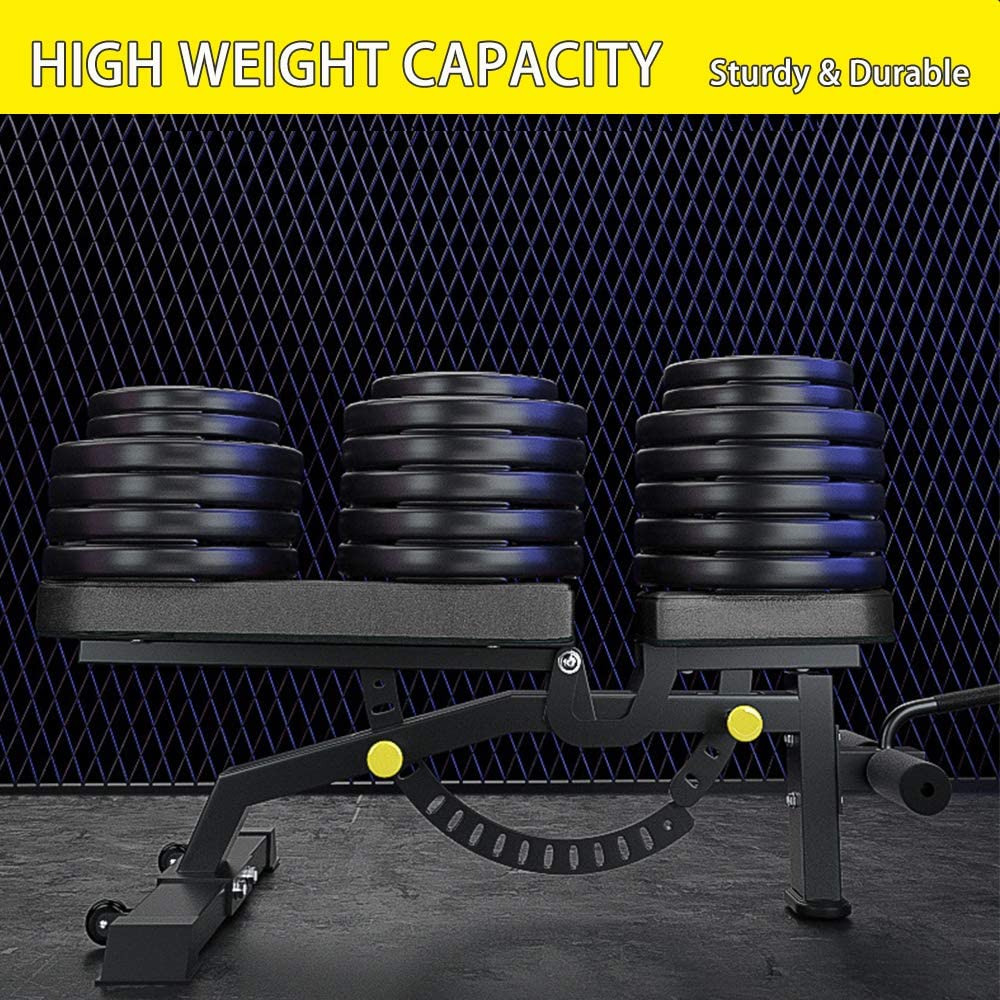 Adjustable Weight Bench - 1000 LBS Capacity Multi-Position