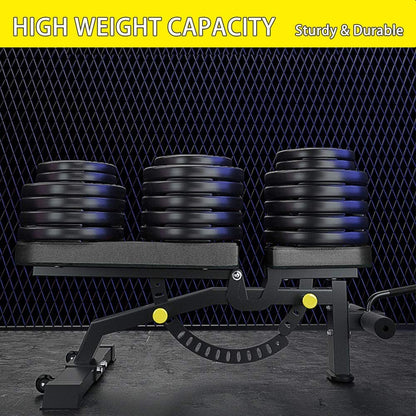Adjustable Weight Bench - 1000 LBS Capacity Multi-Position