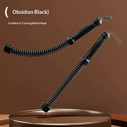 Cordless Battle Ropes for Fitness Training & HIIT Workouts