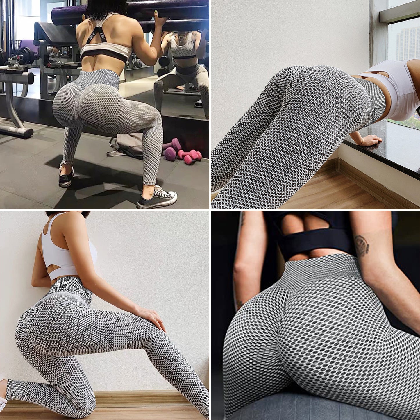 Leggings TIK Tok para mujer, mallas de entrenamiento para levantar glúteos, pantalones de yoga deportivos de cintura alta de talla grande