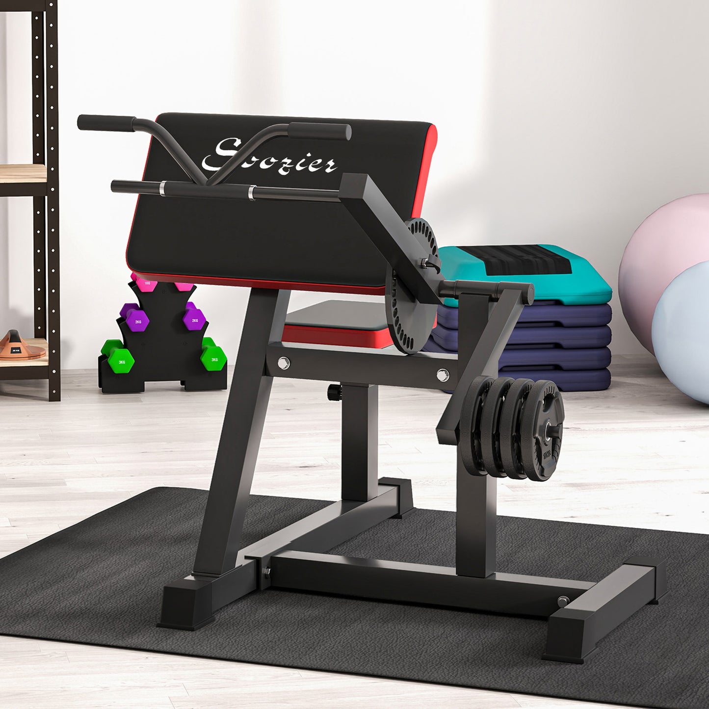 2-in-1 Preacher Curl & Tricep Extension Bench | Adjustable Home Gym Strength Machine