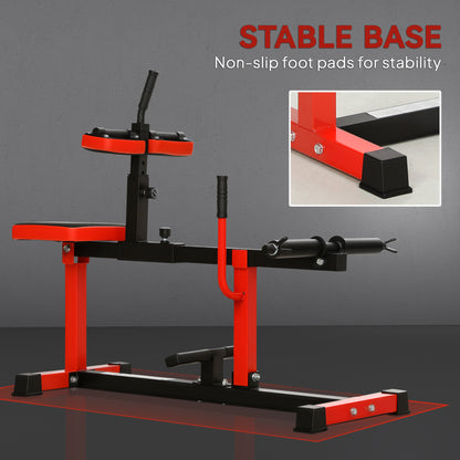 Seated Calf Raise Machine - Adjustable Steel Strength Training Equipment