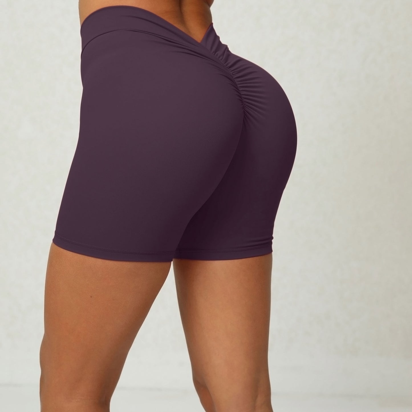 Pantalones cortos de entrenamiento de cadera Peach para mujer